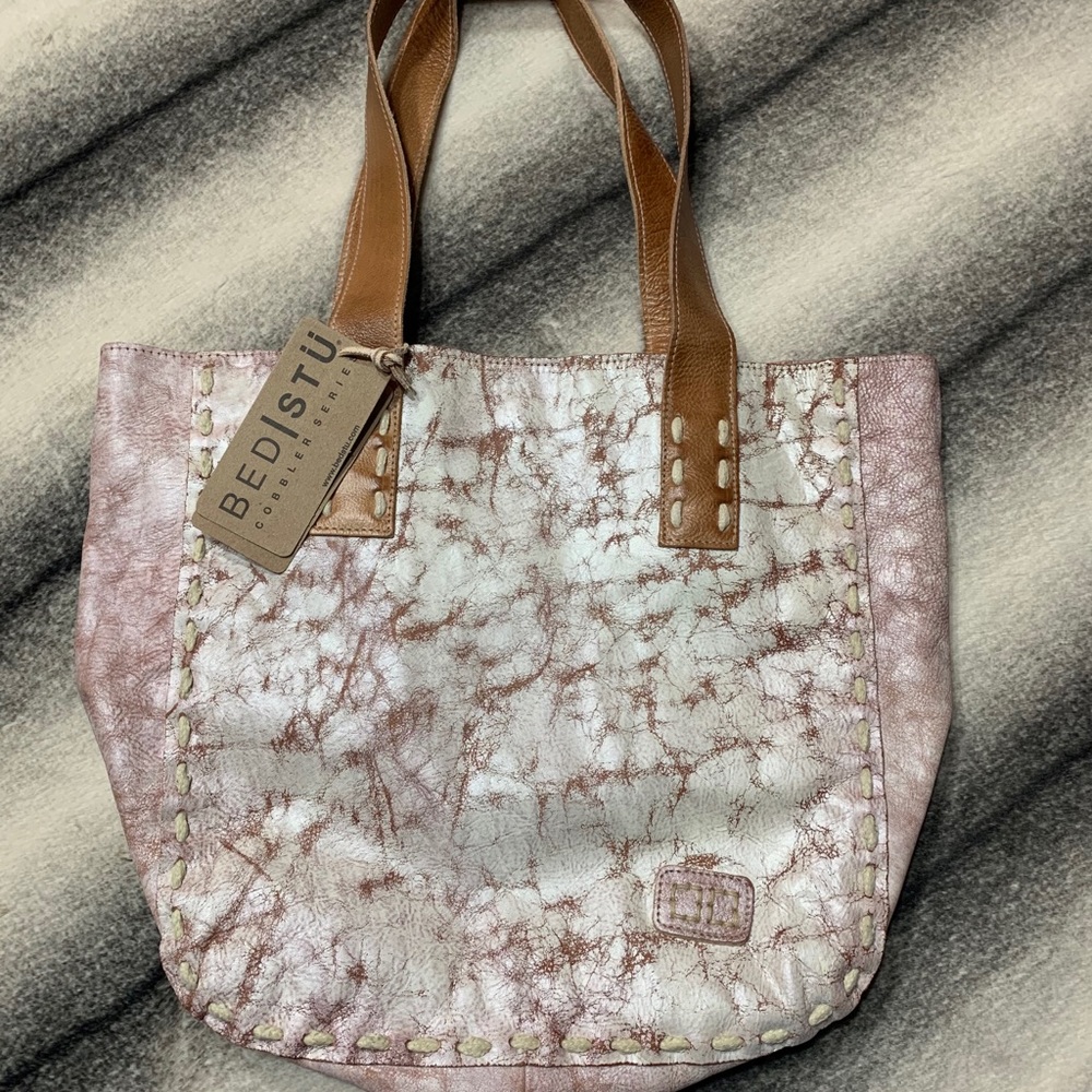 COPY - { Bed Stu } Stevie Nectar Lux Tan Rustic Purse